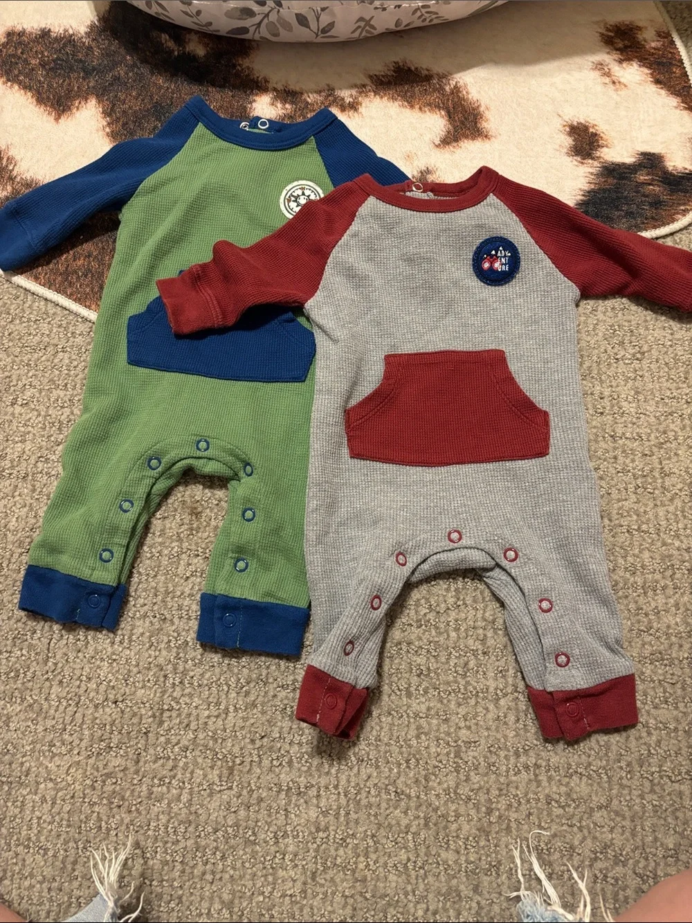 Twins coordinating outfits